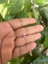 Load image into Gallery viewer, 9mm x 5mm Stone Screw sterling Silver nosepin