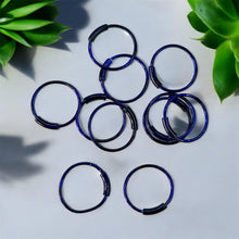 Load image into Gallery viewer, Colorful Lamination 10mm Sterling Silver 92.5 Nosering No