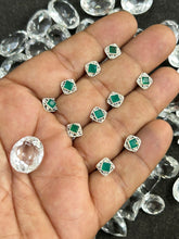 Load image into Gallery viewer, Square 8mm Screw sterling Silver 92.5 nosepin