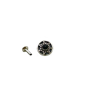 Load image into Gallery viewer, 8mm Stone Screw sterling Silver nosepin