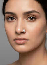 Load image into Gallery viewer, HoneyBee Screw sterling Silver nosepin