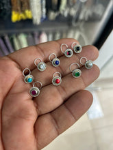 Load image into Gallery viewer, Pushpa 8mm  sterling silver 92.5 Wire Nosepin