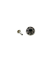 Load image into Gallery viewer, 8mm Stone Screw sterling Silver nosepin