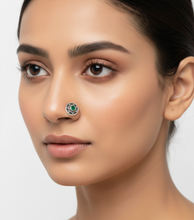 Load image into Gallery viewer, 8mm Stone Screw sterling Silver nosepin