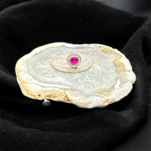 Load image into Gallery viewer, 7mm Stone Screw sterling Silver nosepin