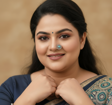 Load image into Gallery viewer, Pakizah Handmade 10mm Screw sterling Silver nosepin