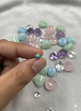 Load image into Gallery viewer, Sana 6mm. Stone Screw sterling Silver nosepin