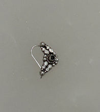 Load image into Gallery viewer, Handmade Nose Nath sterling silver 92.5 with semiprecious stones