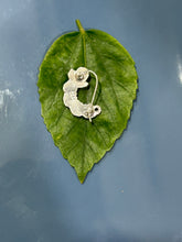 Load image into Gallery viewer, Handmade Nose Nath sterling silver 92.5 with semiprecious stones