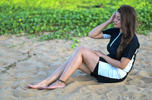 Load image into Gallery viewer, Black Handmade wax Thread Macrame Anklet