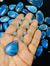 Load image into Gallery viewer, Star 13mm Stone Screw sterling Silver nosepin