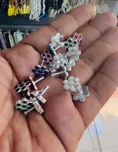 Load image into Gallery viewer, Hand made Jodha 12mm Screw sterling Silver 92.5 nosepin