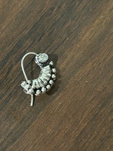 Load image into Gallery viewer, Handmade Nose Nath sterling silver 92.5 with semiprecious stones