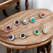 Load image into Gallery viewer, Stone screw nose studs