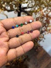 Load image into Gallery viewer, Plain Sterling silver 92.5 ballend straight nosepin for Pierced Nose