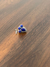 Load image into Gallery viewer, Four Stone Screw sterling Silver nosepin