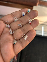 Load image into Gallery viewer, Handmade 10mm x 8mm Wire Nosepin sterling silver 92.5