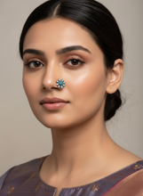 Load image into Gallery viewer, 11mm Stone Screw sterling Silver nosepin