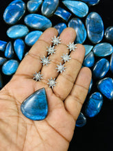 Load image into Gallery viewer, Star 13mm Stone Screw sterling Silver nosepin