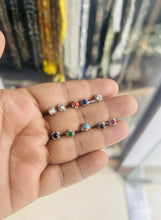 Load image into Gallery viewer, Sana 6mm. Stone Screw sterling Silver nosepin