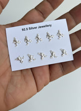Load image into Gallery viewer, Frog 9mm x 8 mm Screw sterling Silver 92.5 nosepin