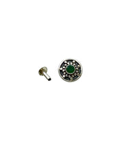 Load image into Gallery viewer, 8mm Stone Screw sterling Silver nosepin