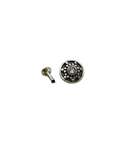 Load image into Gallery viewer, 8mm Stone Screw sterling Silver nosepin