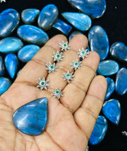 Load image into Gallery viewer, Star 13mm Stone Screw sterling Silver nosepin