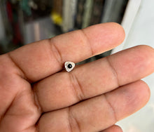 Load image into Gallery viewer, Handmade 6mm sterling silver 92.5 screw nosepins with semiprecious stones