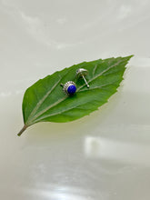 Load image into Gallery viewer, Round Sterling silver 92.5 ballend straight nosepin for Pierced Nose