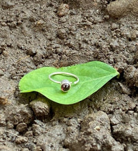 Load image into Gallery viewer, Handmade 10mm Sterling Silver 92.5 Nosering with semi-precious stones