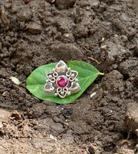 Load image into Gallery viewer, Nurjahan Handmade 12mm Screw sterling Silver nosepin