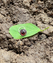Load image into Gallery viewer, Round Handmade 8mm  Wire Nosepin sterling silver 92.5