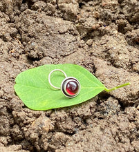 Load image into Gallery viewer, Round Handmade 8mm  Wire Nosepin sterling silver 92.5