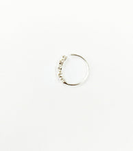Load image into Gallery viewer, Coloured Zircon Sterling Silver 92.5 Nosering ANARO FASHIONS