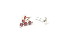 Load image into Gallery viewer, Triangular Zircon Screw sterling Silver nosepin