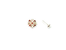 Load image into Gallery viewer, Zircon Screw sterling Silver nosepin