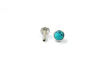 Load image into Gallery viewer, Plain Stone Screw sterling Silver nosepin