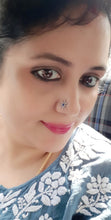 Load image into Gallery viewer, Madhubala Sterling Silver 92.5 wire nosepins ANARO FASHIONS