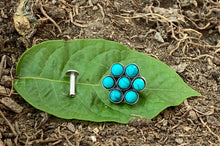 Load image into Gallery viewer, Hand made Jodha 12mm Screw sterling Silver 92.5 nosepin