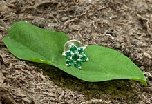 Load image into Gallery viewer, Flower Zircon Screw sterling Silver nosepin