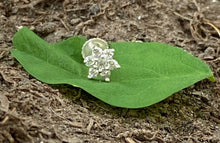 Load image into Gallery viewer, Flower Zircon Screw sterling Silver nosepin