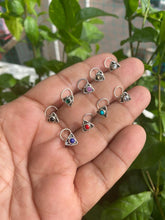 Load image into Gallery viewer, Handmade Triangle sterling silver 92.5 Wire Nosepin