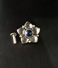 Load image into Gallery viewer, Handmade Princess 12mm Screw sterling Silver nosepin