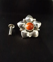 Load image into Gallery viewer, Handmade Princess 12mm Screw sterling Silver nosepin