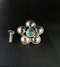 Load image into Gallery viewer, Handmade 13mm Sophie Screw sterling Silver nosepin