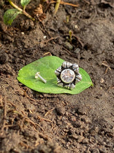 Load image into Gallery viewer, Handmade Shell Screw sterling Silver nosepin