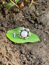 Load image into Gallery viewer, Handmade Shell Screw sterling Silver nosepin