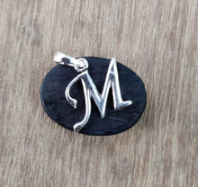 Load image into Gallery viewer, Unisex Sterling Silver 92.5 Alphabet Pendant ANARO FASHIONS
