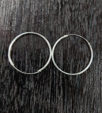 Load image into Gallery viewer, Sterling Silver 92.5 Plain Bali. (20mm, 30mm , 40mm , 50 mm ,65mm, 70mm ,80mm ) ANARO FASHIONS